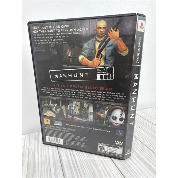 Manhunt - Sony Playstation 2 PS2 Pristine Tested Guarantee